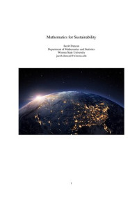 Jacob Duncan — Mathematics for Sustainability