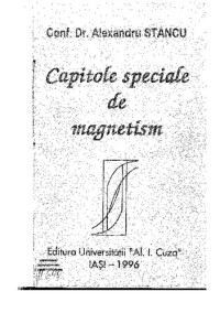 Alexandru Stancu — Capitole speciale de magnetism