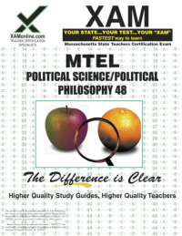 Sharon Wynne — MTEL Political Science Political Philosophy 48 Teacher Certification, 2nd Edition (XAM MTEL)