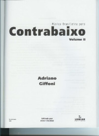 Adriano Giffoni — Música Brasileira Para Contrabaixo - Volume 2