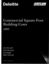 Jim Horvath et al. — Commercial Square Foot Building Costs