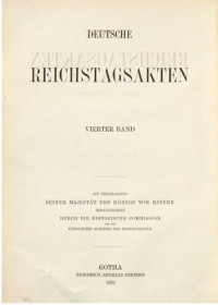 Julius Weizsäcker — Deutsche Reichstagakten unter König Ruprecht 1400-1401