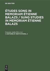 Françoise Aubin (editor); Sorbonne. 6.sect. : Sciences économiques et sociales École pratique des hautes études (editor) — Histoire et institutions, 2