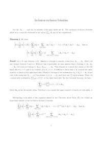 Gábor Hetyei — Inclusion-exclusion formulas [expository notes]