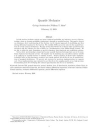 Steinbrecher G., Shaw W.T. — Quantile Mechanics
