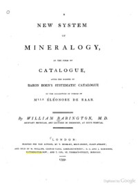W. Babington — New System of Mineralogy