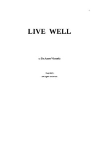 Dr.Anne Victoria — Live Well