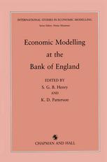 D. J. Mackie (auth.), S. G. B. Henry, K. D. Patterson (eds.) — Economic Modelling at the Bank of England