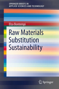 Bontempi, Elza — Raw materials substitution sustainability