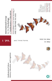 Olimpia Figueras, José Luis Cortina, Silvia Alatorre, Teresa Rojano, Armando Sepúlveda (Editors) — Proceedings of the 31st Conference of the International Group for the Psychology of Mathematics Education and PME-NA XXX Volume 1