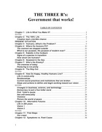 Anthony Horn — The Three R's: Government that works!