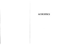 Leo L. Beranek — Acoustics