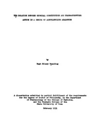 Keasling, Hugh H — The Relations Between Chemical Constitution and Pharmacological Action in a Series of Acetylcholine Analogues