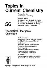 Professor Dr. Christian Klixbüll Jørgensen (auth.), C. K. Jørgensen, H. Brunner, L. H. Pignolet, S. Vepiek (eds.) — Theoretical Inorganic Chemistry