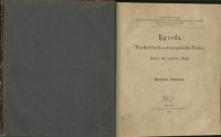 Oldenberg, Hermann — Ṛgveda. Textkritische und exegetische Noten