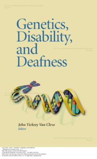 John Vickrey Van Cleve (ed) — Genetics, Disability, and Deafness