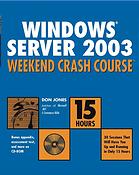 Don Jones — Windows. Net Server weekend crash course