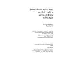 Andreas Markom Niels Hjorth — Bezpieczeństwo i higiena pracy w małych i średnich przedsiębiorstwach budowlanych