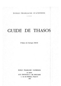 George Daux — Guide de Thasos