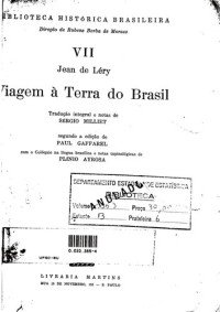 Jean de Léry — Viagem à Terra do Brasil