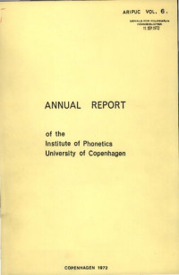 Eli Fischer-J~rgensen — Annual Report of the Institute of Phonetics University of Copenhagen