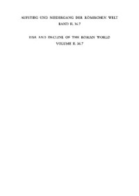 Hildegard Temporini, Wolfgang Haase — Aufstieg und Niedergang der römischen Welt: Principat. v