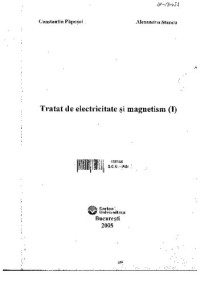 Constantin Păpușoi; Alexandru Stancu — Tratat de electricitate și magnetism