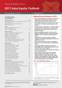DBS securities — strategy 2011