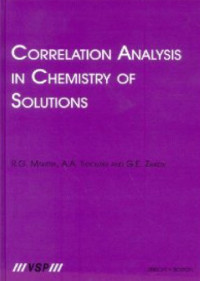 Makitra, Roman — Correlation Analysis in Chemistry of Solutions