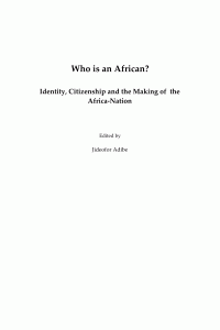Jideofor Adibe — Who is an African?