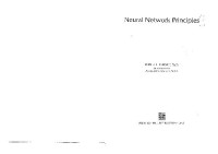 Robert L. Harvey — Neural Network Principles