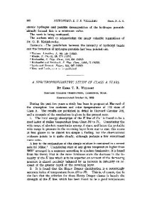 Williams E. T. — A Spectrophotometric Study of Class A Stars