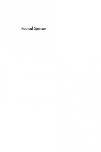 Richard Chamberlain — Radical Spenser: Pastoral, Politics and the New Aestheticism