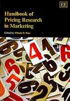 Vithala R Rao — Handbook of pricing research in marketing