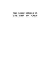 Aurelius Pompen — English Versions of the Ship of Fools: A Contribution to the History of the Early French Renaissance in England