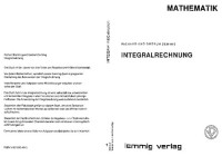 Richard Demmig, Gudrun Demmig — Integralrechnung