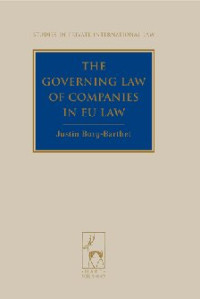 Justin Borg-Barthet — The Governing Law of Companies in EU Law