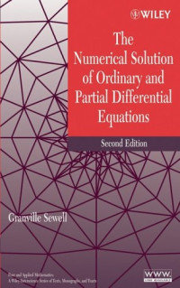 Granville Sewell — The Numerical Solution of Ordinary and Partial Differential Equations