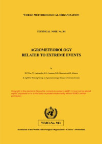 World Meteorological Organization — Agrometeorology Related to Extreme Events
