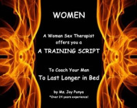 Joy Punya — Premature Ejaculation - Women Help Your Men - A Training Script