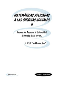 Jose M. Rosell Tous (jmrosell@telecable.es) — Matematicas Aplicadas a las Ciencias Sociales II