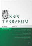 Michael Rathmann, Tonnes Bekker-Nielsen, Anca Dan — Orbis Terrarum 15 (2017)