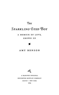 Amy Benson — The Sparkling-Eyed Boy