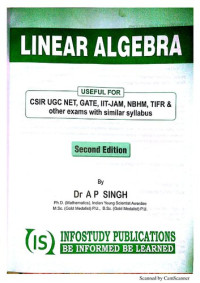 A P Singh — Linear algebra