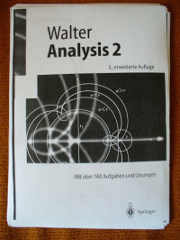 Wolfgang Walter — Analysis 2 (Springer-Lehrbuch)