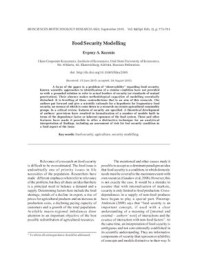 Kuzmin E.A. — Food Security Modelling