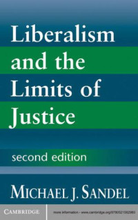 Rawls, John;Sandel, Michael J — Liberalism and the Limits of Justice