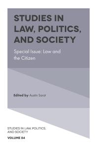 Austin Sarat — Law and the Citizen