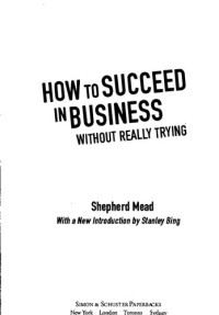Shepherd Mead — How to Succeed in Business Without Really Trying
