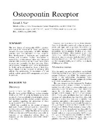 Nau G.J. — Osteopontin Receptor